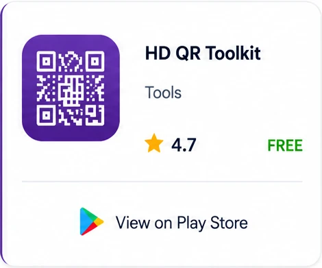 HD QR Toolkit — Coming Soon to Google Play