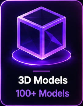 3D Models — 100+ Models