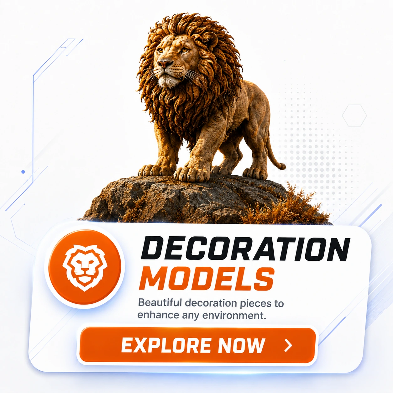 Decoration 3D Models — Explore Now