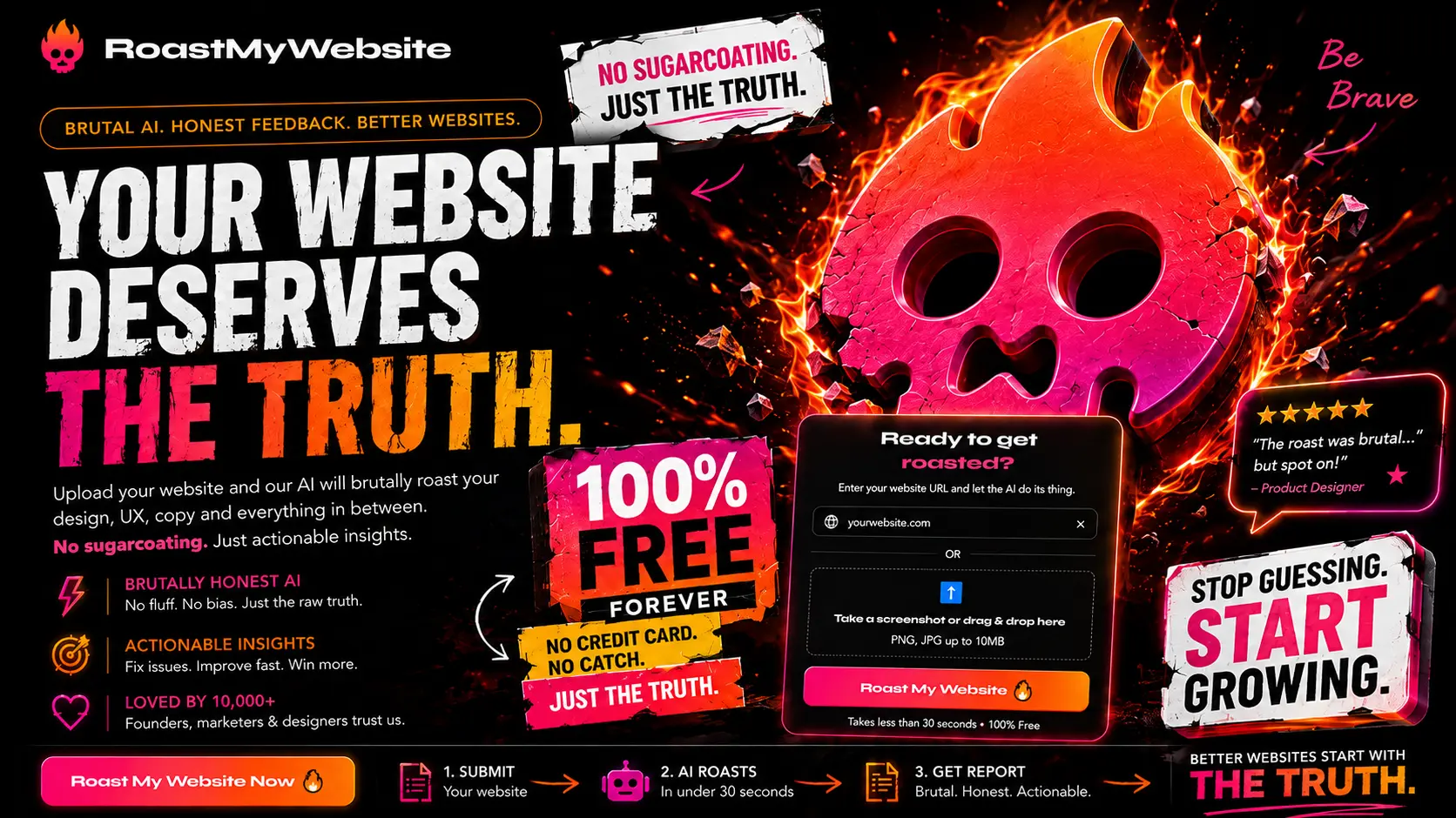 RoastMyWebsite preview
