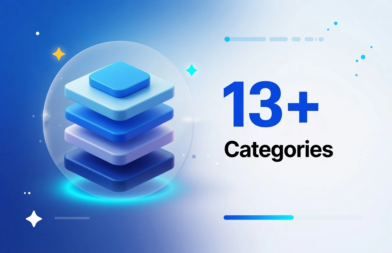13+ Categories